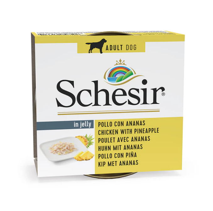 Screenshot2025-03-09172321.png Schesir Dog Chicken & Pineapple 150g Tin - Image 1