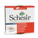 Schesir Dog Chicken & Beef 150g Tin