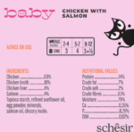 Schesir Baby Complete Chicken & Salmon in Broth for Kittens 70g - Image 3