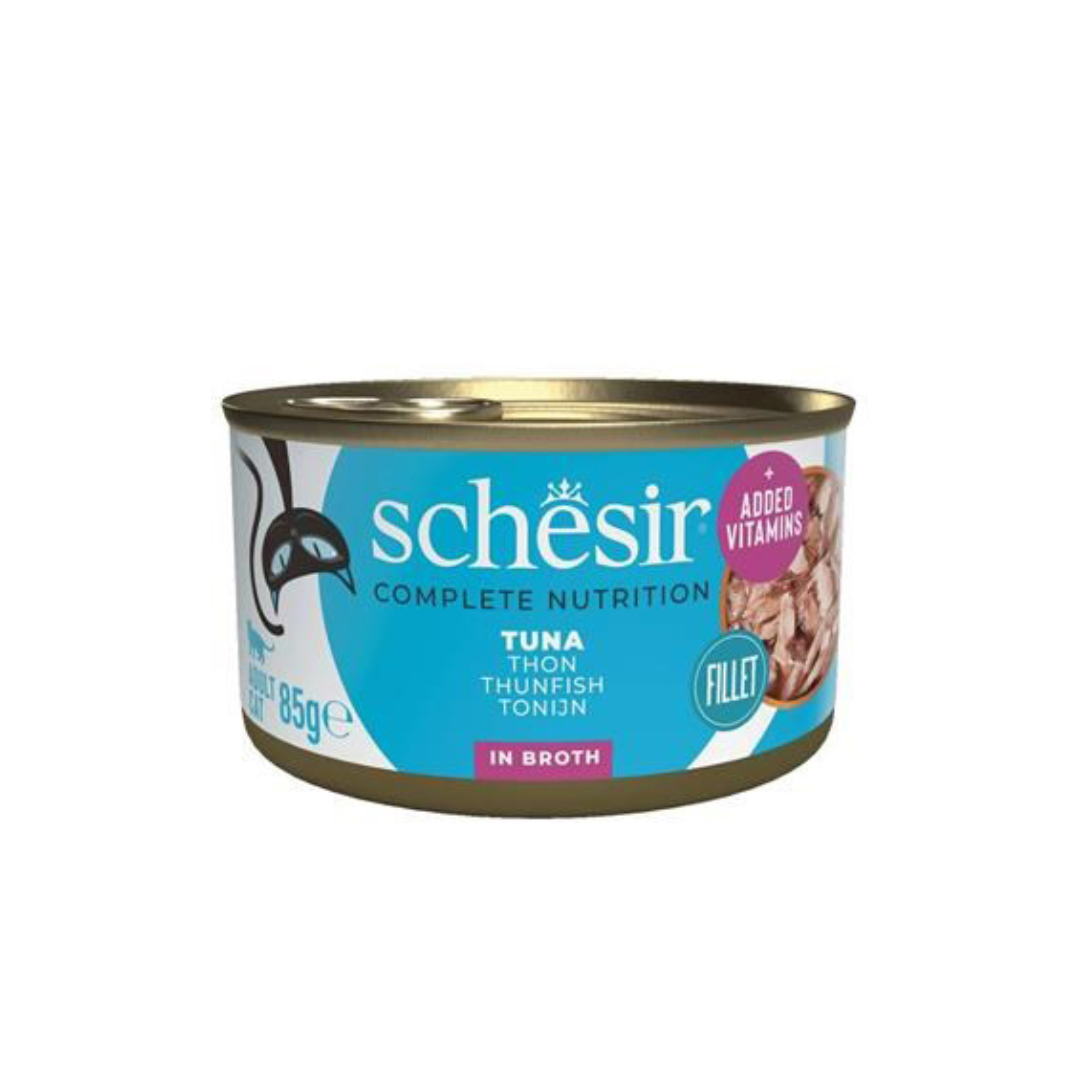 Website_background_-_2026-04-05T130557.769.png Schesir Cat Tuna Natural 85g Tin - Image 1