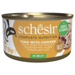 Schesir Cat Tuna & Chicken 85g in Jelly Tin