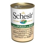 Schesir Cat Chicken & Rice 140g Tin