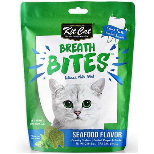 KitCatBreathBitesSeafood60g.jpg Kit Cat Breath Bites Seafood 60g - Image 1