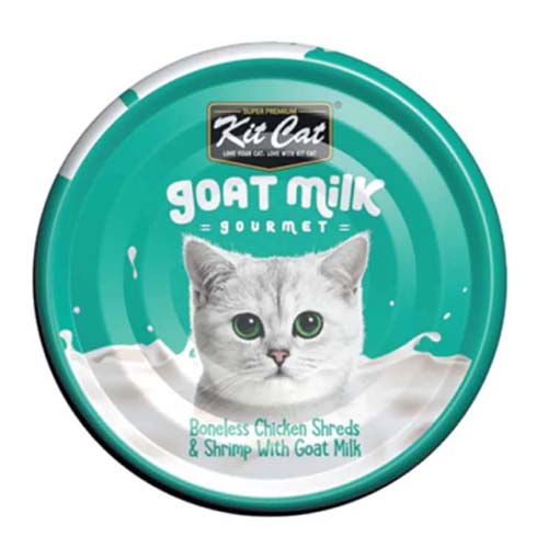 KitCatChicken_ShrimpwithGoatMilk70g.jpg Kit Cat Chicken & Shrimp with Goat Milk 70g - Image 1