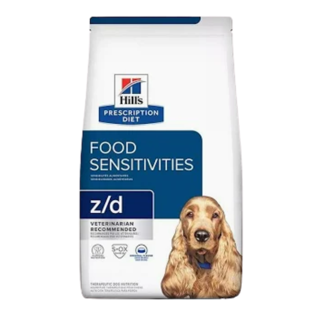 Untitleddesign_4910b757-5709-4457-918b-4ea7e431bb1e.png Hill's Prescription Diet Dog Z/D Food Sensitivities 10kg - Image 1