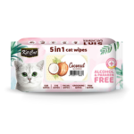 Kit Cat 5 in 1 Wet Wipes Coconut